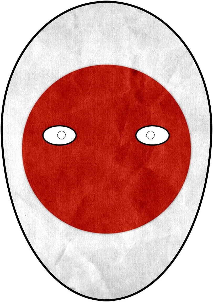 SOCCER WORLD CUP - JAPAN - DIY CARD FACE MASK KIT - DO IT YOURSELF