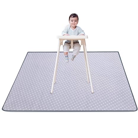 51 Non Slip Splash Mat For Under Highchair Arts Crafts Large