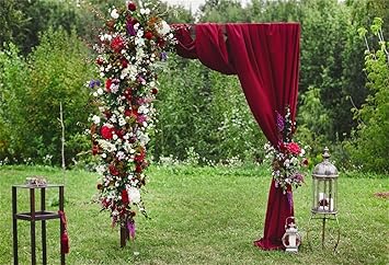 Amazon Com Aofoto 10x8ft Wedding Ceremony Backdrop Romantic