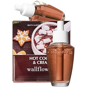Bath and Body Works HOT COCOA & CREAM Wallflowers Refills, 2-Pack