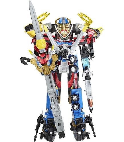 Amazon.com: Power Rangers Ninja Steel Dx Rumble Tusk Megazord