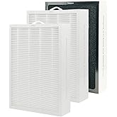 Replacement Smokestop Filter Compatible with Blueair 500/600 Classic 503 505 603 650E 550E 501 510 555EB 601 605 580i 680i Air Purifiers, 3-Stage Filtration Activated Carbon(3-Pack)