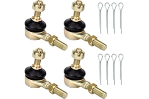 HIAORS 10-10mm Left Right Hand Tie Rod Ball Joint Compatible with TaoTao Coolster 125cc 110cc 50cc 70cc 90cc Baja Sunl NST Kazuma Roketa Chinese Kids ATV Quad 4 Wheeler Go Kart Pit Dirt Bike Parts