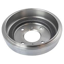 TRQ Brake Drums & Shoes Rear Kit Compatible with