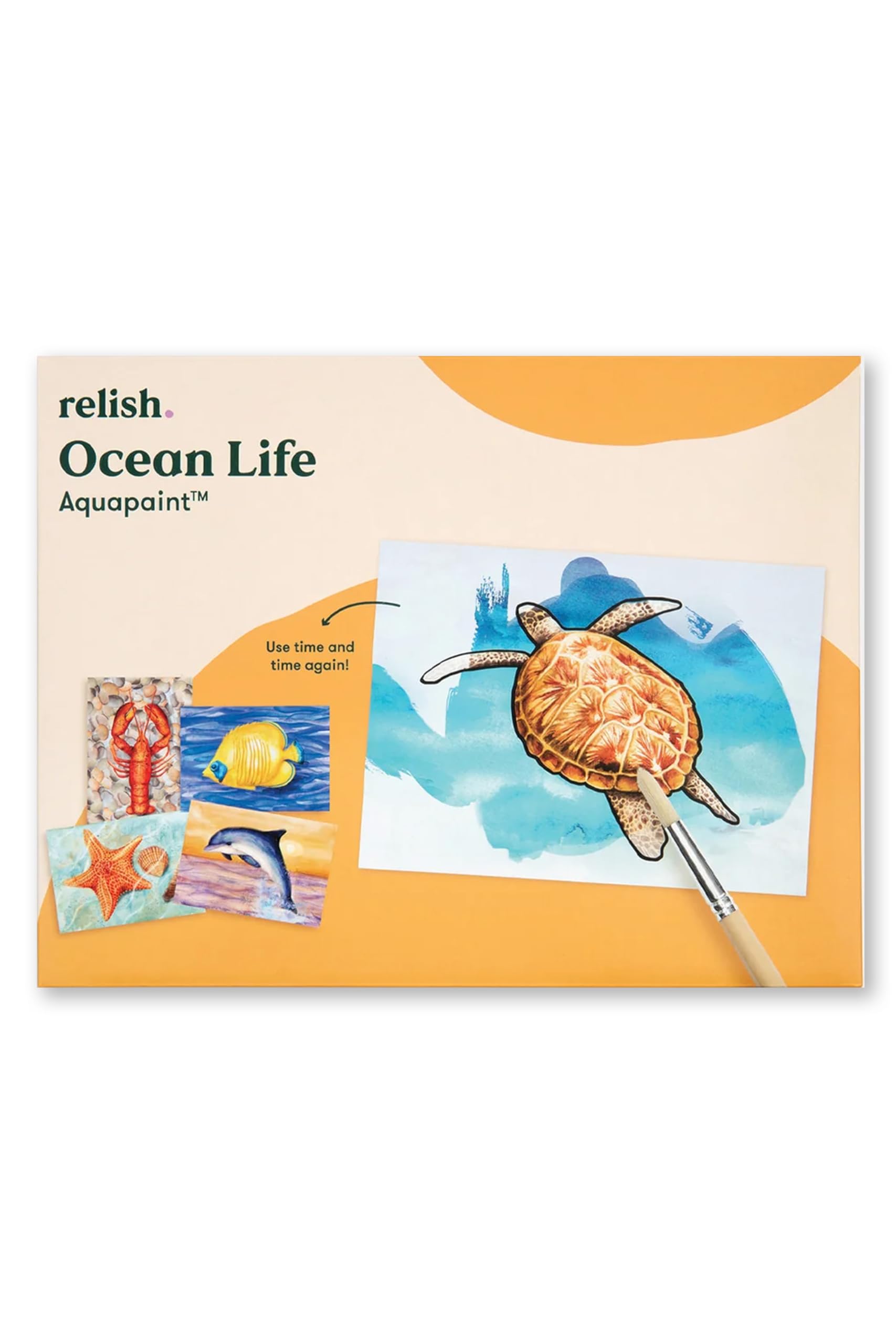 Relish Ocean Life Aquapaints - Pack of 5 Reusable Water Painting Alzheimer’s & Dementia Activities/Products for Elderly