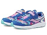Saucony Ride 10 JR Running Shoe, Blue/Swirl, 5 US