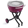LotusGrill Barbecue Smokeless Grill Bundle with Grill Stand for Safe, Fun and Fast Grilling