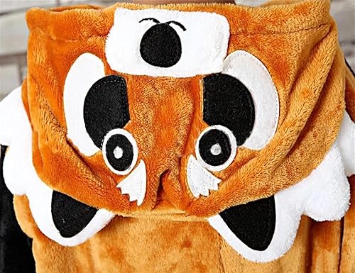 yolsun Red Panda Costume for Kids, Deluxe Kids Red Panda Onesie