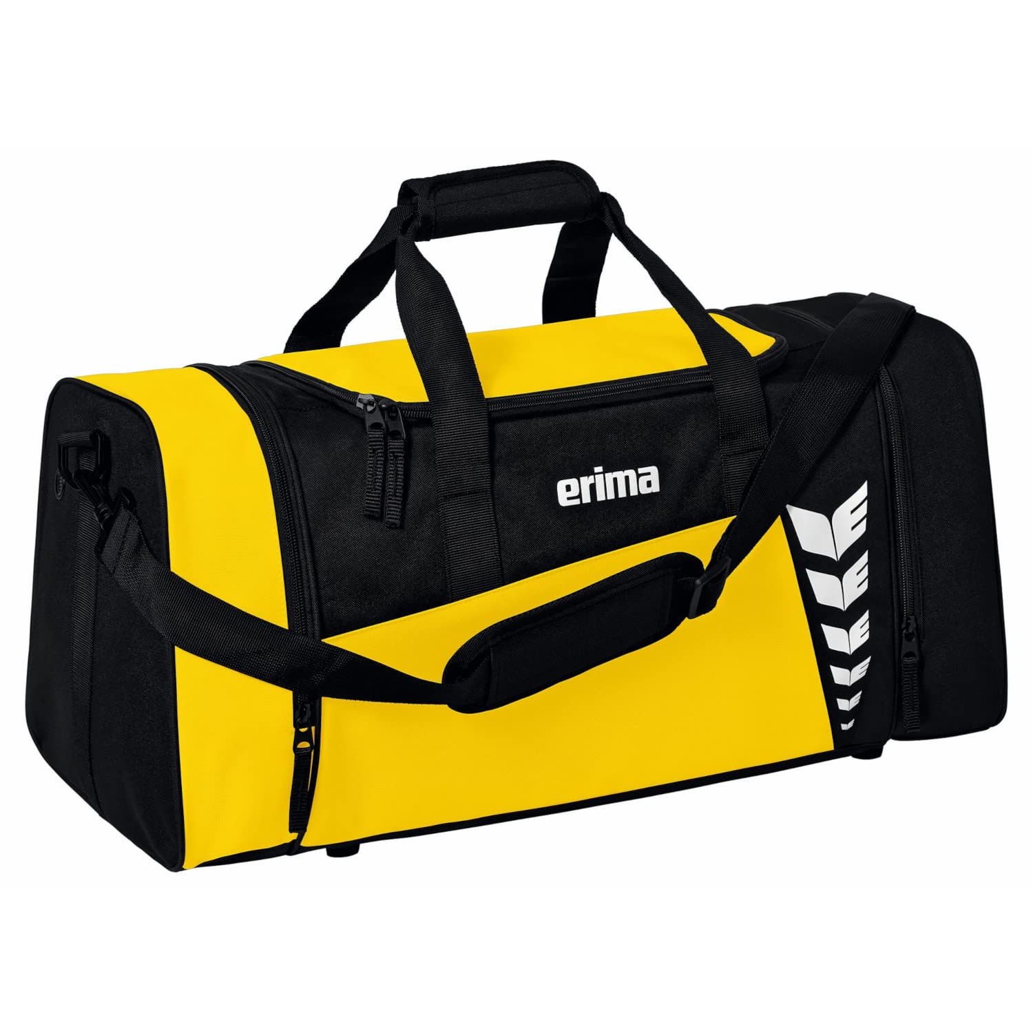Erima Wings Six Unisex Sports Bag, Yellow/Black, L