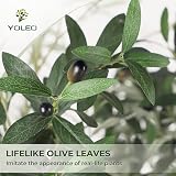 YOLEO 4FT Artificial Olive Tree Tall Faux Silk Olive Plant Home Office Decor view 3
