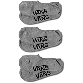 Vans Unisex Classic No Show Socks (3-Pack) - Extra Low Cut, Soft &amp; Stretchy, Everyday Sock for Men's &amp; Women's Low-Top Shoes