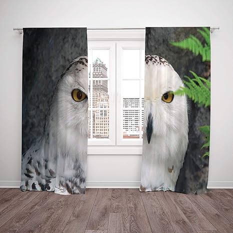 2 Panel Set Thermal Insulated Blackout Window Curtain Wizard