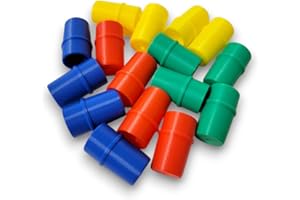 GENERIC Trouble Board Game Replacement Pieces Parts Movers Pawns Pegs -16 Pieces Red Green Blue Yellow