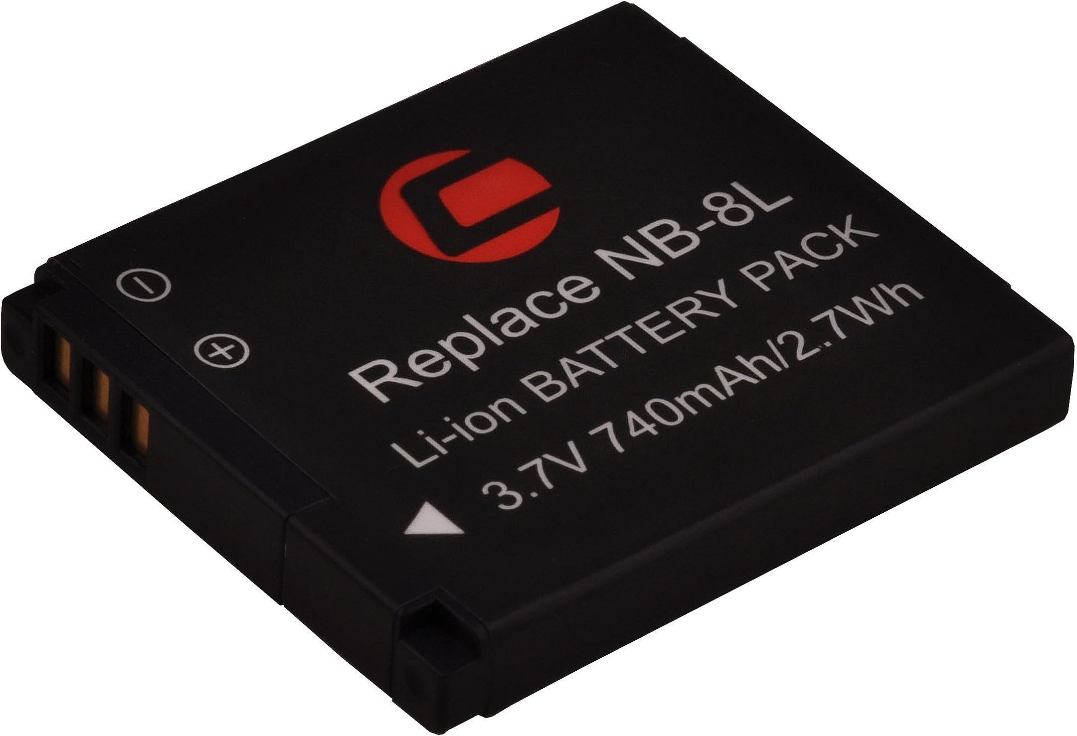 Original Carat Electronics NB-8L Lithium Ion Replacement Battery for Canon PowerShot A2200 / A3200IS / A3300IS