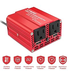 LVYUAN 300W Power Inverter DC 12V to 110V AC Car