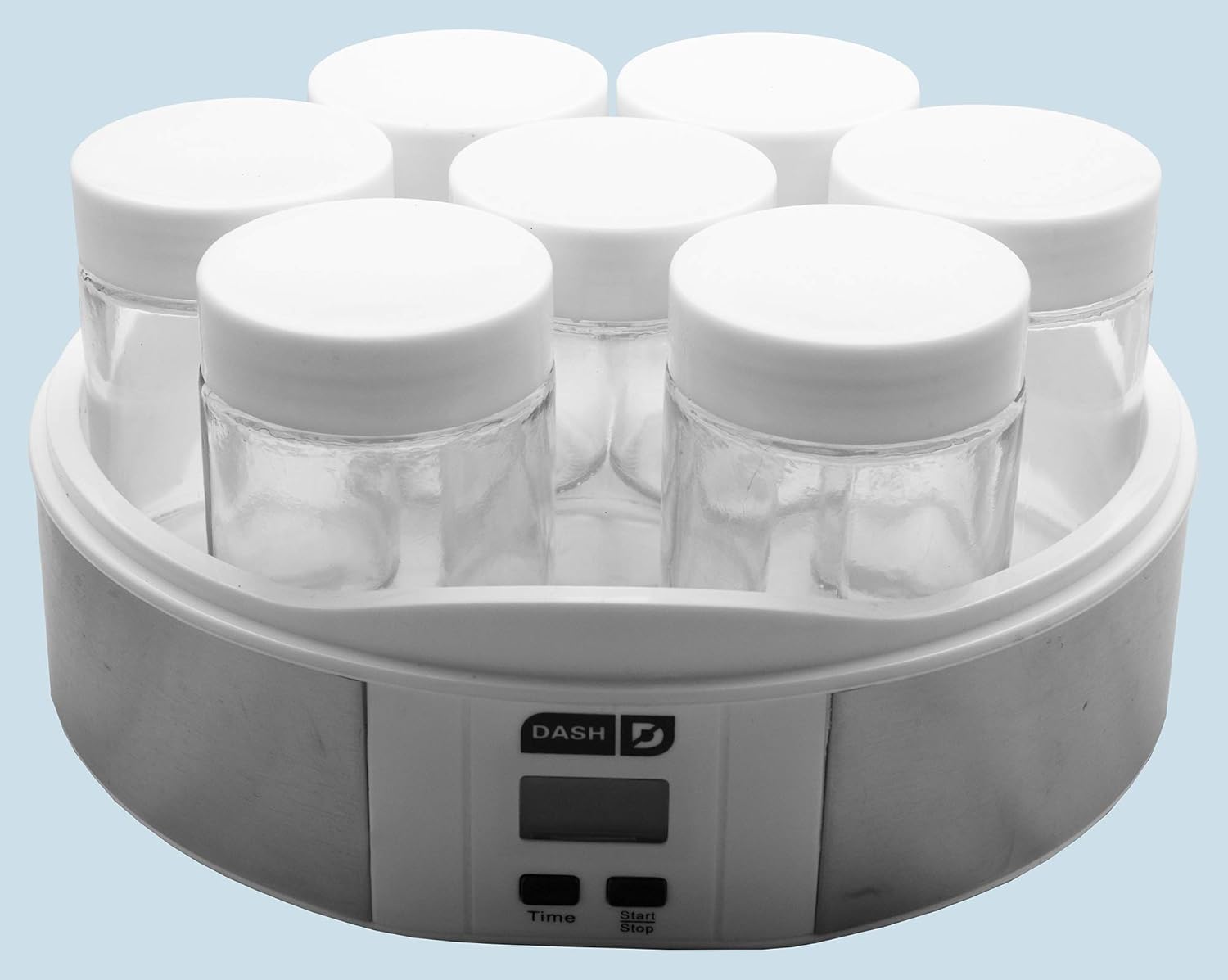 6 oz Glass Jars Fit Instant Pot, Euro Cuisine GY1920, and Gourmia GYM1710 Yogurt Makers, Set of 8: Kitchen & Dining