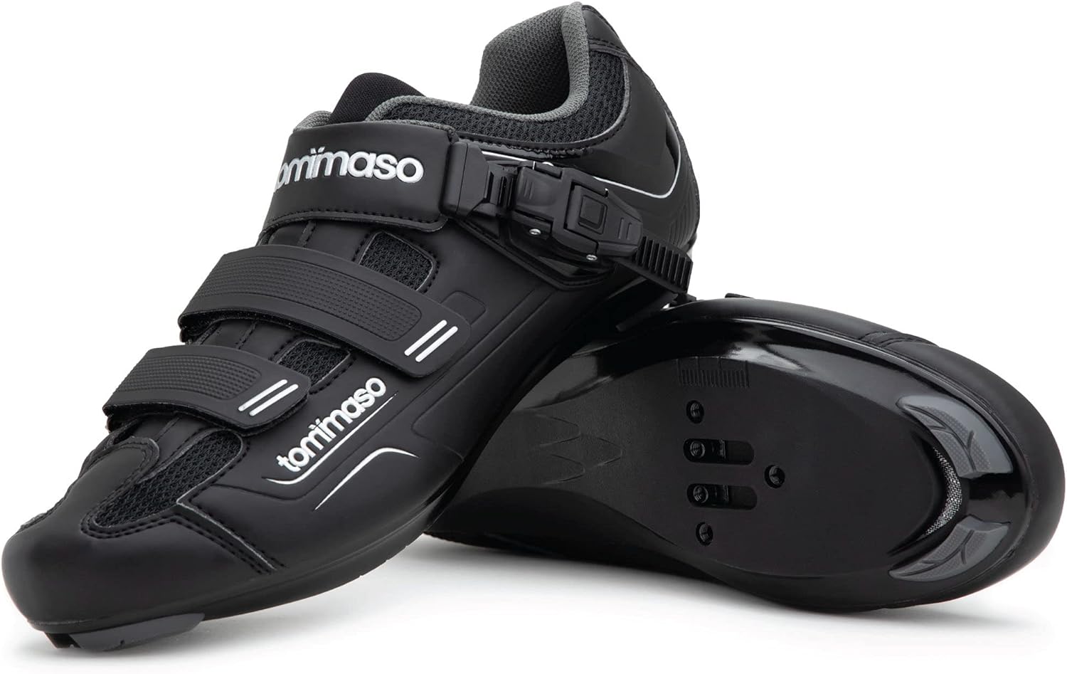  | Tommaso Strada 200 Dual Cleat Compatible Road Bike, Touring, Indoor Cycling Shoe with Buckle | Cycling