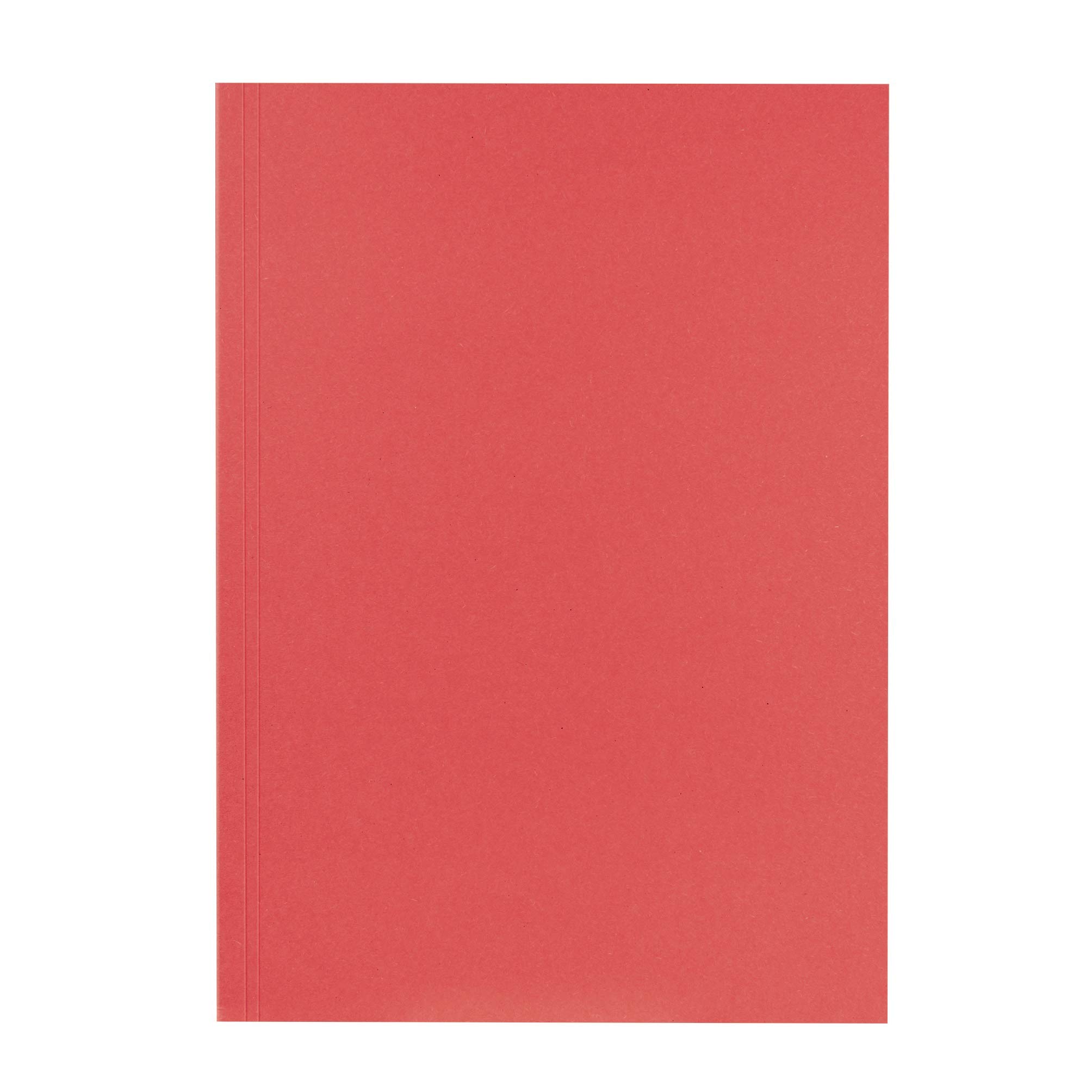Exacompta - Ref 80004138002F - FALKEN - Recycled Square Cut Folders - A4 (210 x 297mm) in Size, 250gsm Recycled Manilla, Holds Up to 300 Sheets - Red (Pack of 100)