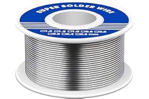 High Purity Tin Lead Rosin Core Solder Wire for Electrical Soldering - 2% Solder Flux Content Solder Wire （Sn63-Pb37）(0.8 mm,