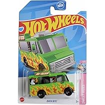 Hot Wheels #214 Fast Foodie 2024 4/5 Quick Bite Blanco Con