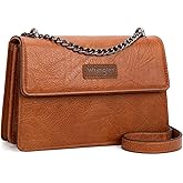 Wrangler Crossbody Purse for Women Shoulder Bag Vintage Wallets with Chain Strap