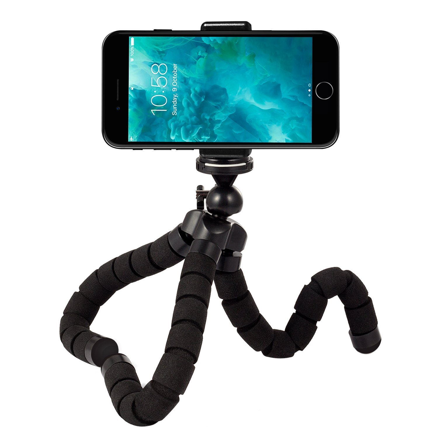 Rhodesy Flexible Style Grandes Pulpo Portátil del Soporte del Trípode con Clip