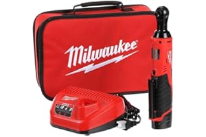 Milwaukee 2457-21 3/8-in Cordless M12 Lithium-Ion Ratchet Kit (Ratchet Kit w/Tool Bag)