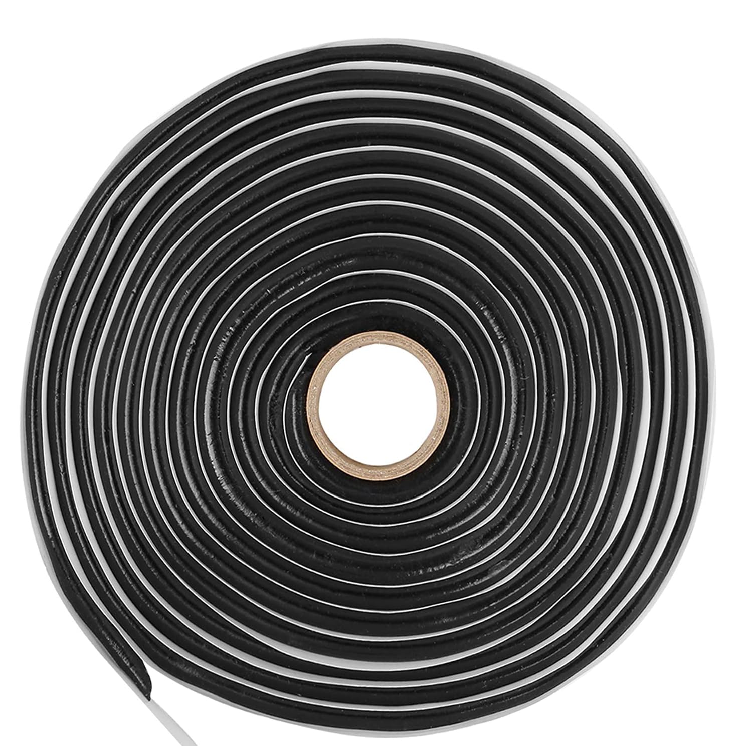 MACHSWON 12 Ft Cars Butyl Sealant Tape Sound Deadening Round Rope Tapes Black for Car RV Windshield Headlight Door