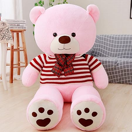 Amazon テディベア クマぬいぐるみ Kuma 熊 おもちゃ 特大 お誕生日 プレゼント 贈り物 ギフト お祝い 彼女彼氏へ 添い寝 横向き寝 子供 男の子 女の子 キャラクター マニアル 昼寝枕 読書枕 腰枕 柔らかい もちもち 癒し系 可愛い クマおもちゃ お人形 抱き枕 クッション