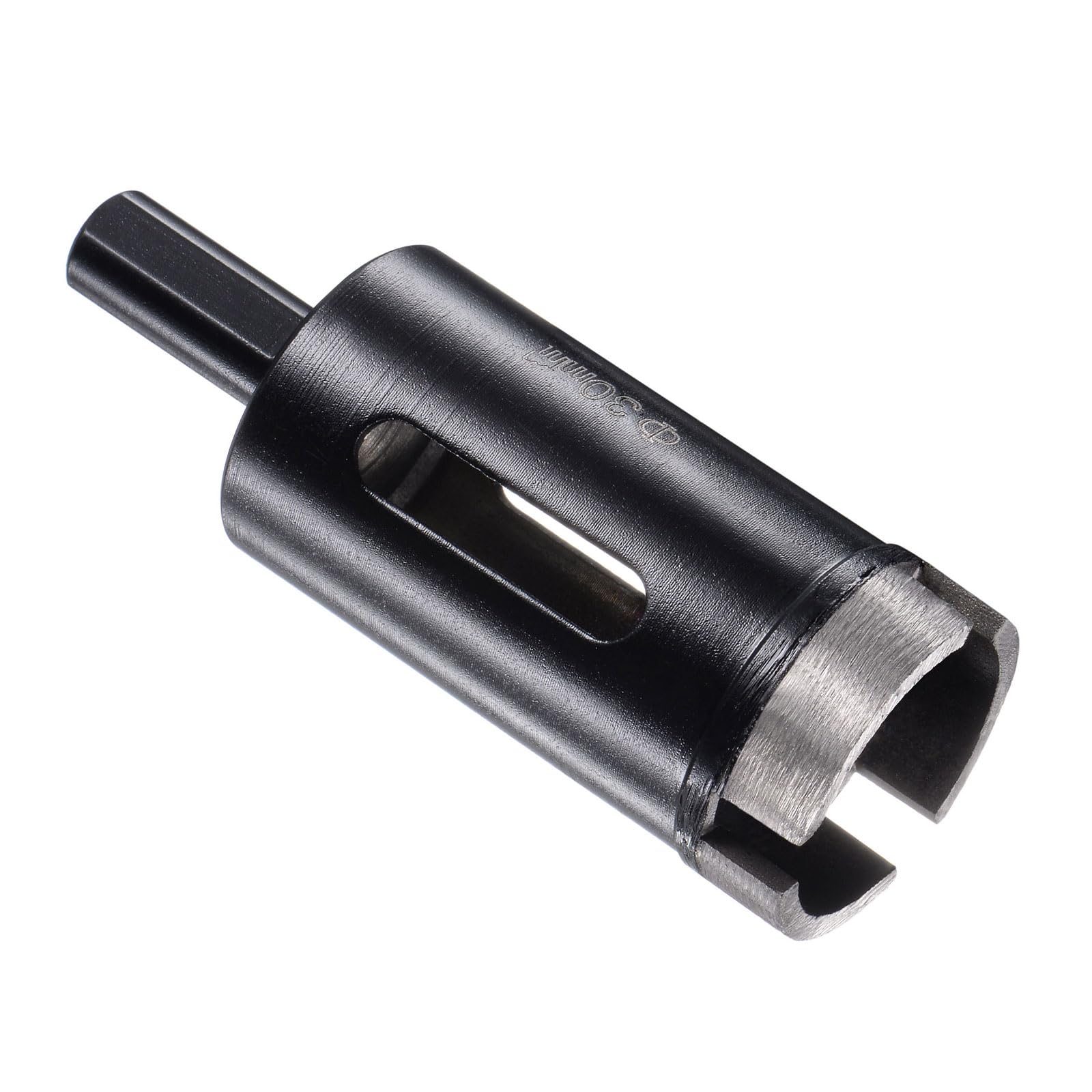 CoCud Diamond Core Drill Bit, 30mm Dia Triangle Shank, Tiles Stones Marble Concrete Dry/Wet Hole Saws Black - (Applications: for M10 Angle Grinder), 1-Piece — image 1