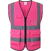ASIPHITU Reflective Safety Vest for Men Women Construction Vest Meet ANSI/ISEA Standard