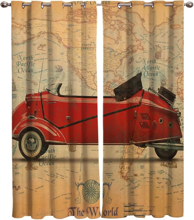 OUR WINGS Window Curtains for Living Room Bedroom Decor