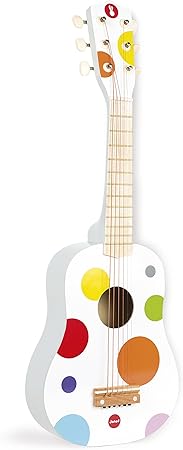 Janod Confetti Wood Guitar - Vibrant 