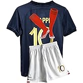 Boys Soccer Jerseys Training Uniform Soccer Jerseys for Kids Youth Soccer Fans Jerseys Gift Kit Set