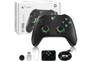 GuliKit TT Pro Wireless Controller for PC, Android, iOS, Switch 1/2, 720° Adjustable TMR Joystick, with 950mAh Long-Lasting B