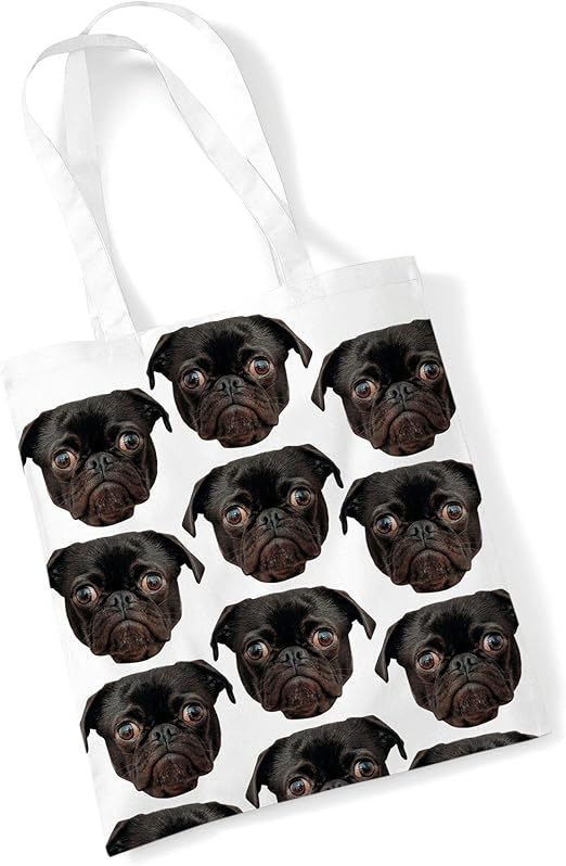 pug tote bag