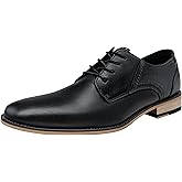 Jousen Men's Dress Shoes Leather Classic Formal Mens Oxfords Retro Derby Oxford