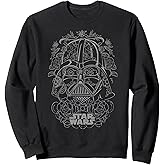 Star Wars Vader Sugar Skull Line Art Sweatshirt