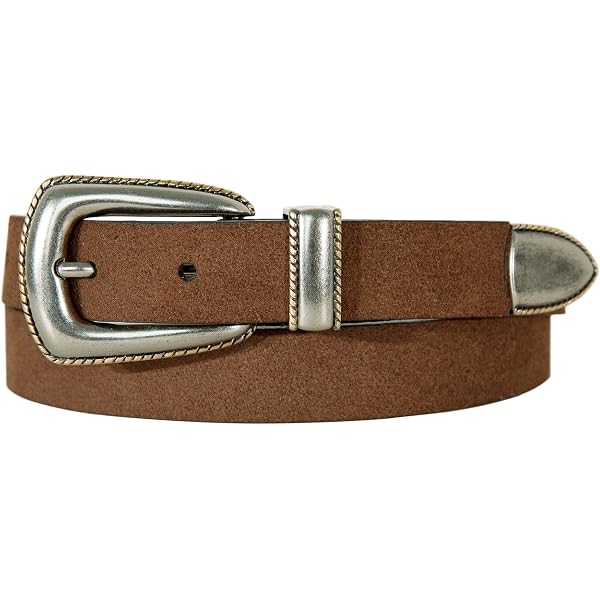 Frye Leather Western Flat Belt, Adjustable Round Buckle Bronze Cowgirl Formal Frye | Accessories | Frye Leather Western Flat Belt  main image 2
