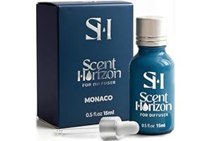 Scenthorizon Monaco No.1008 Aroma Scent Diffuser Refill, 0.5 FlOz | 15ml, Premium Fragrance Refill for Ultrasonic and Waterle