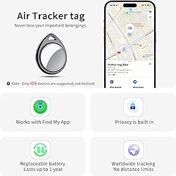 Air Tracker Tags-4 Pack, 5.3 Bluetooth Tracker Work