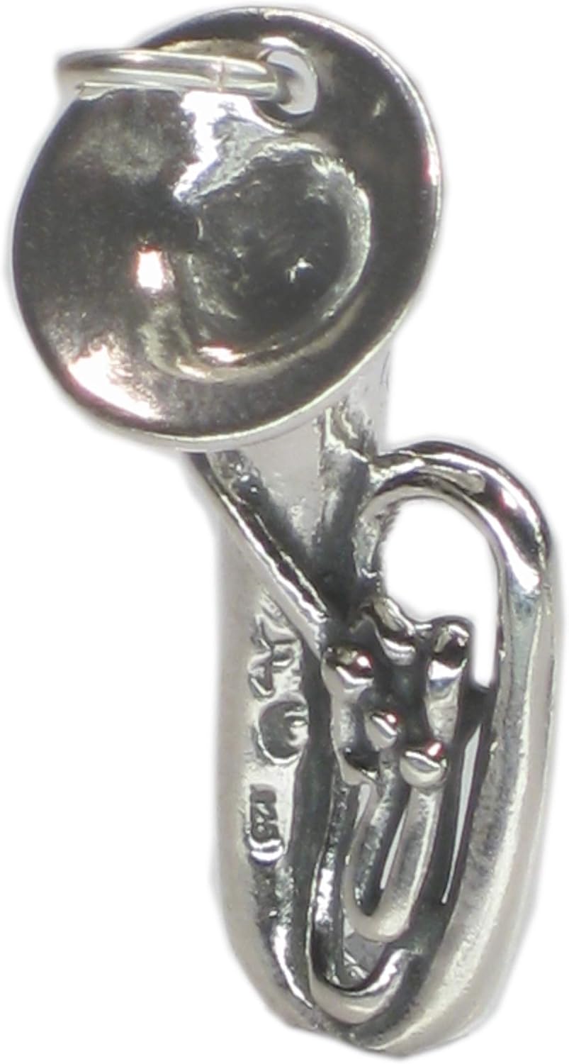 Tuba sterling silver charm .925 x 1 Tubas and Music charms Amazon.co