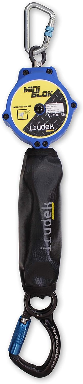 Irudek 100307700035 Retractable Anti-Fall Miniblok C, Black