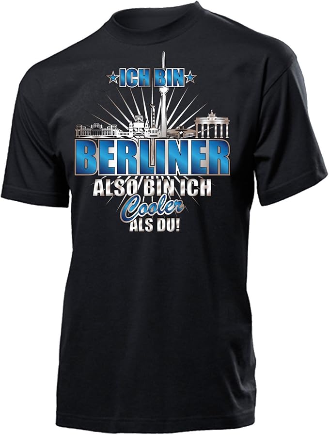 Ich Bin Berliner Also Bin ich Cooler als du Fussball Fanshirt Fan Shirt