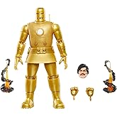Marvel Legends Series Iron Man (Model 01 - Gold), Iron Man Comics Collectible 6-Inch Action Figure, Retro-Inspired Blister Ca