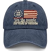 U.S. 250th Anniversary 250 Years Freedoms 1776-2026 Baseball Hats Funny