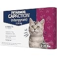 PetArmor CAPACTION (nitenpyram) Oral Flea Treatment for Cats, Fast Acting Tablets Start Killing Fleas in 30 Minutes, Cats 2-25 lbs, 6 Doses