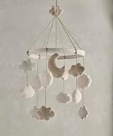 Mamas & Papas Musical Cot Mobile Welcome to The World Duckling Cloud view 3
