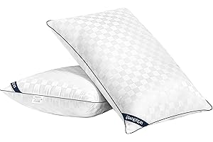 Swandream King Size Pillows Set of 2, Soft and Skin Friendly Down Alternative Pillow for Sleeping, Breathable Pillow for Back, Stomach or Side Sleepers, Navy Blue, 20 * 36 Inches