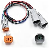 HiSport Motorcycle Switched Circuit Adapter Harness Kits | Compatible with Harley Motorcycle Touring and Trike Models 1994-later